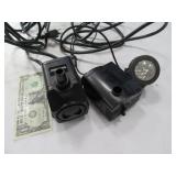 (2) EXC 4"ish Pond Fountain Water Pumps