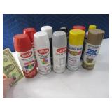 (10) New Cans Spraypaint NameBrand