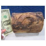 Funky 7" Wood Stump Stash Box HiddenGoods