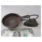 Antique Mini Cast Iron Skillet & Iron Kids SalesSm