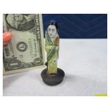 Anitque 3" Oriental Topper? Stamp? Figure