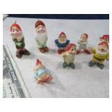 (8) Early Dwarfs (Snow White) Disney Figures