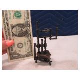 4" Metal SPINNING WHEEL Pencil Sharpener