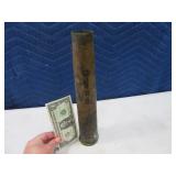 12" Early Military WWII? Brass Shell Large Unique