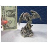 Pewter FANTASY Dragon Westland Figurine 4"