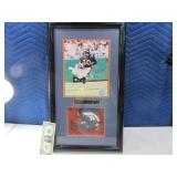 Autographed TERRELL DAVIS Broncos Helmet Display