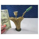 Unusual 6" Smoking Contraption Horn Handmade