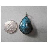 Pawn Silver Signed LM TAOS 1.5" Pendant Jewelry