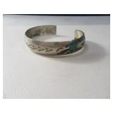 Pawn JOSEPH JOES Signed 2.25" Inlaid Bracelet
