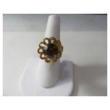 SARAH COX Vintage sz6.5 Costume Jewelry Ring