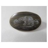 2" Bear Enscribed Pin ArtistDone?