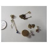 Lot GoldFilled GF asst Jewerly Mini~Pendants 5.6g