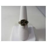 Sterling sz6.75 Ring w/ Translucent Stone 3of3