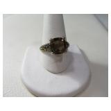 Sterling sz11 Ring w/ Translucent Stone 1of3