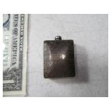 Antique Sterling 2" Mini Flask Perfume Bottle Rare