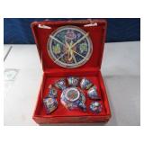 Mini Oriental Tea Set in Case Pretty