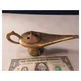 7" Brass GenieLamp Incense Type Burner
