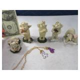 (5) BOYDS BEARS 3" Figurines groupGG