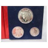 US BiCentennial SILVER Proof Coin SET
