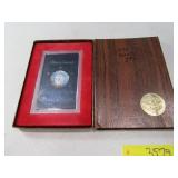 1972 IKE Silver PROOF Dollar in Case