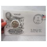 1979 Cased SUSAN B ANTHONY Dollar Coin 1stDayIssue