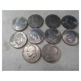 (10) asst IKE $1 Coins