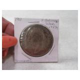 1911 Silver VENEZUELA Coin .7234oz