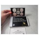 2011 US Mint SILVER Quarter Collector