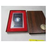 1971 Silver IKE Proof $1 Coin in Box