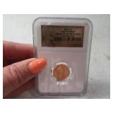 2010 BU Union Shield Penny Coin Cent