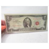 1963 RedSeal $2 Bil UNCirculated Condition