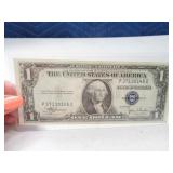 1935 $1 Blue Seal Silver Certificate Bill UNCircld