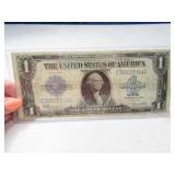 1923 LargeSize $1 Silver Cert FUNNY Back Nice