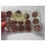 (15) 1973 P/D/S Lincoln Cents BU Condition