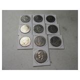 (10) Asst IKE Eisenhower $1 Coins