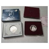 (2) 1982 Washington SILVER 1/2dollar Proof/UNC