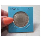 1910s Barber Half Dollar Coin