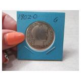 1902o Barber Half Dollar Coin