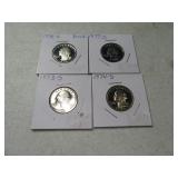 (4) Proof Washinton Quarters 73s/74s/77s/78s