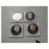 (4) Proof KENNEDY Half Dollar Coins "A"