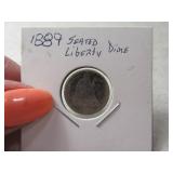 1889 Sealed Liberty Dime
