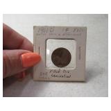 1961-d Deformed 1cent Penny Thin Filled Die Lamint