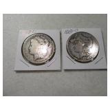 (2) Morgan Silver Dollars 1897o & 1881o