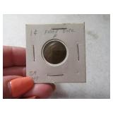 MisPrint Wheat Penny Coin w/ Filled Date