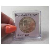 1955 Franklin Half Dollar ERROR "Bugs Bunny" Coin