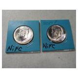 (2) 2017 Kennedy Half Dollars NIFC P&D