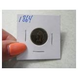 1864 Indian Head Cent Rare Early Date Penny Coin