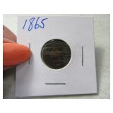 1865 Indian Head Cent Rare Early Date Penny Coin