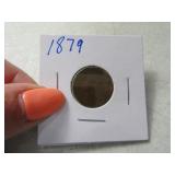 1879 Indian Head Cent Penny Coin Good Shape