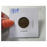 1909 Indian Head Cent Coin Penny *second in line*